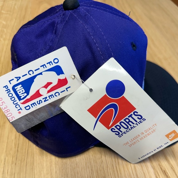 NWT Vintage 1990s Phoenix Suns Snapback Hat Purple And Black Nike - Picture 6 of 6